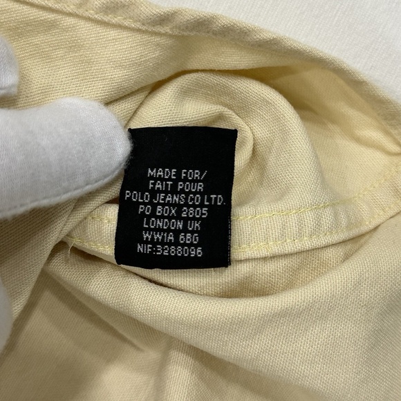 Vintage Ralph Lauren Polo Jeans Company U.S. WILDLIFE PRESERVE Tan Shirt US XL - Picture 11 of 16